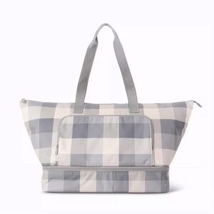NEW Bake & Take Thermal Thirty-One Large cooler Bag Brushed Check Grey
